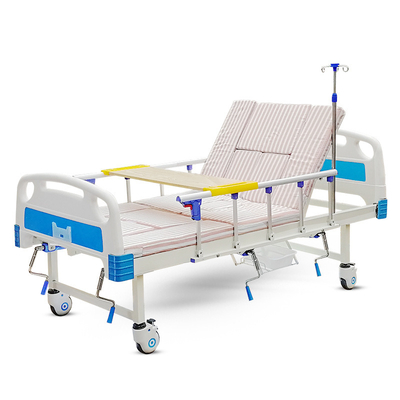 High Quality Hospital Room Manual Middle Curved Nursing Bed Four Crank Medical Bed Multifunctional Hospital Bed