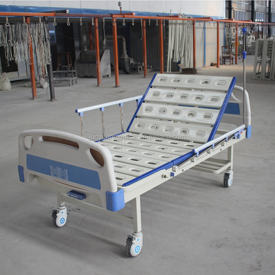 Hosptial Low Price One Function Bed Medical Manual Single Position Hospital Bed